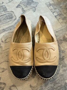 Chanel Leather Espadrilles
